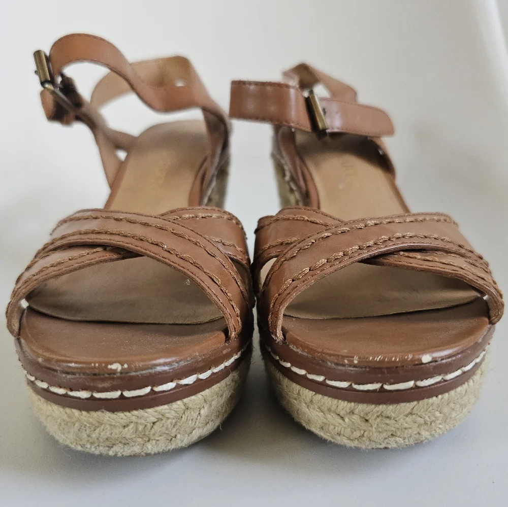 ☆ FRANCO SARTO Dalton Retro Wedge Espadrille